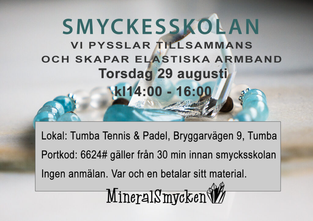 SmyckesSkola - 29 augusti 2024 i Tumba
